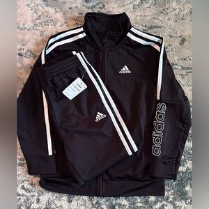 Adidas Black Two-Piece Set with White Accents